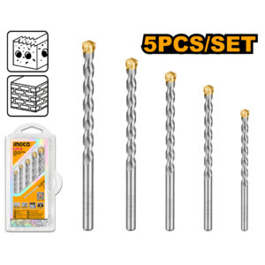 5 Pcs masonry drill bits set