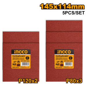 Sanding sheet set