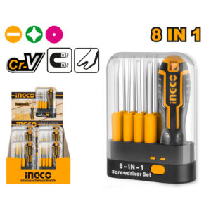 9 Pcs interchangeable screwdriver set