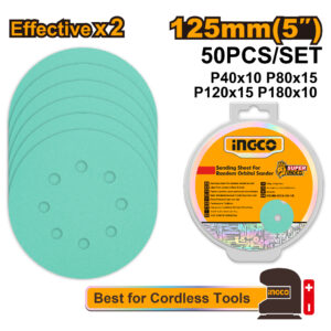 Sanding sheet for random orbital sander