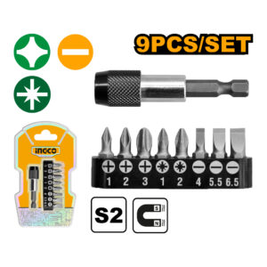 9 Pcs screwdriver bits set