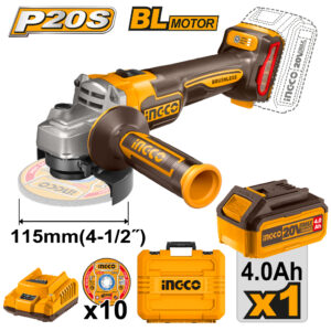 Cordless angle grinder