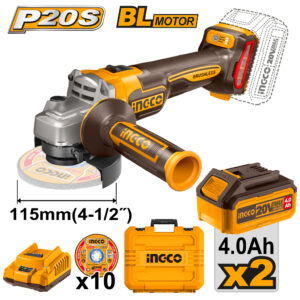 Cordless angle grinder