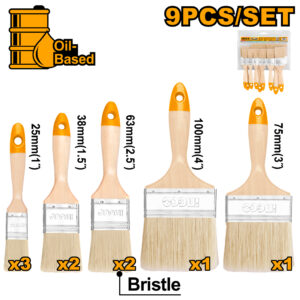 9 Pcs paint brush set