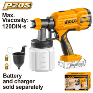 Cordless spray gun