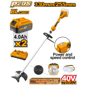 Cordless string trimmer and brush cutter