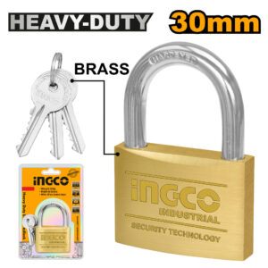 Heavy duty brass padlock