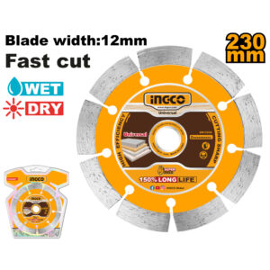 Dry diamond disc