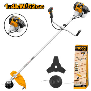Gasoline grass trimmer and brush cutter