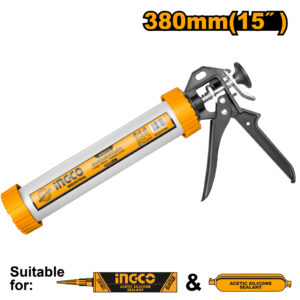Aluminum caulking gun