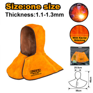 Cowhide welding cap