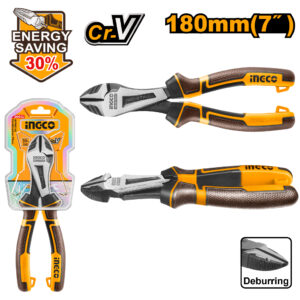 High leverage heavy-duty diagonal cutting pliers