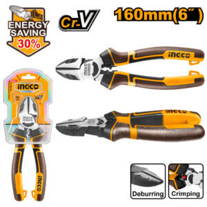 High leverage diagonal cutting pliers