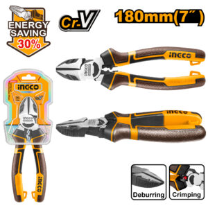 High leverage diagonal cutting pliers