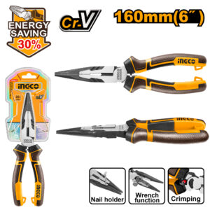 High leverage long nose pliers