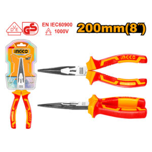Insulated long nose pliers