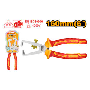 Insulated wire stripping pliers