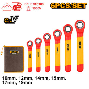 6 Pcs insulated ratchet wrench set