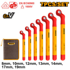 7 Pcs insulated ring wrench set