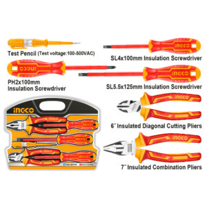 6 Pcs insulated hand tools set