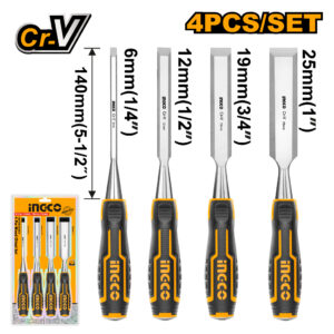 4 Pcs wood chisel set