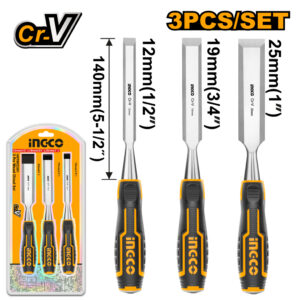 3 Pcs wood chisel set
