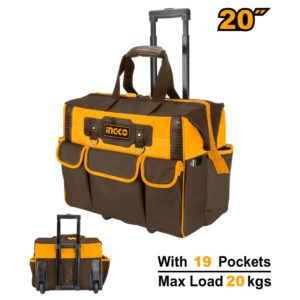 Rolling rigid tool bag
