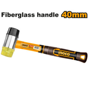 Rubber and plastic hammer
