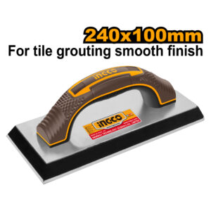 Rubber grout float