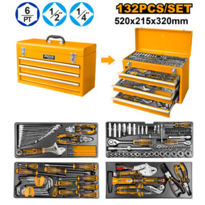132 Pcs tool chest set