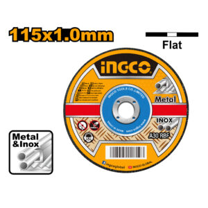 Abrasive metal cutting disc