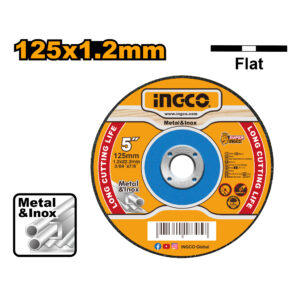 Abrasive metal cutting disc