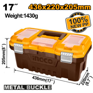 17" Plastic tool box