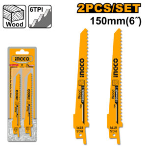 Reciprocating saw blades for wood