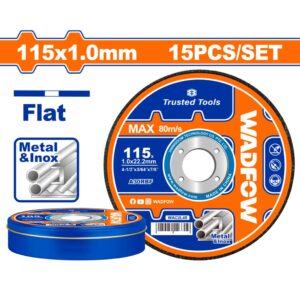 Abrasive metal cutting disc set