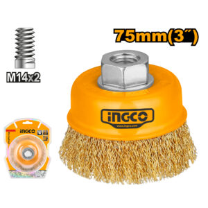 Wire cup brush