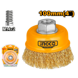 Wire cup brush