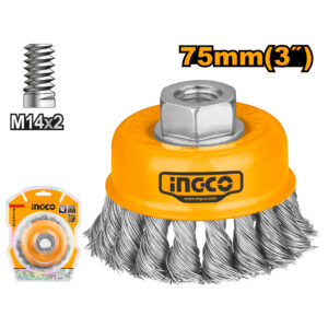 Wire cup brush