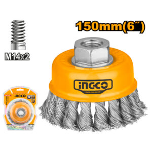 Wire cup brush