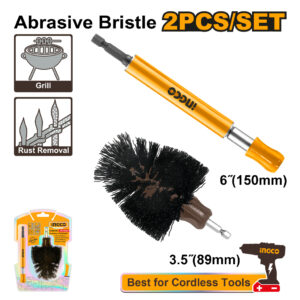 Bristle brush with holder