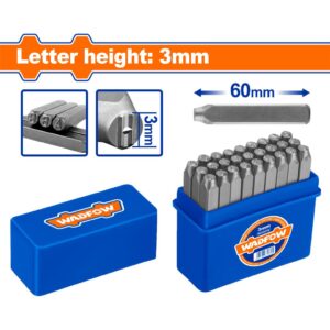 27 Pcs Letter punch set