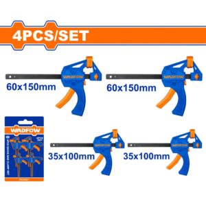 4Pcs quick bar clamp set