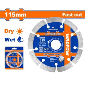 Dry diamond disc