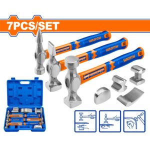 7 Pcs Body And Fender Hammer Set