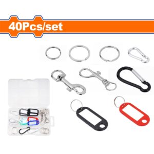 40 Pcs key ring accessories
