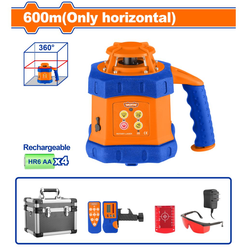 Self-leveling rotary laser level