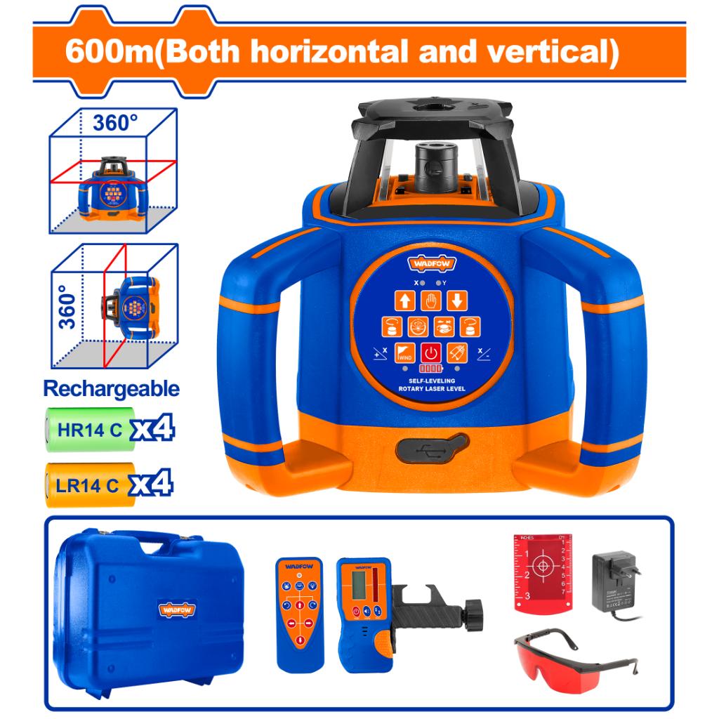 Self-leveling rotary laser level