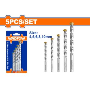 5 Pcs masonry drill bits set