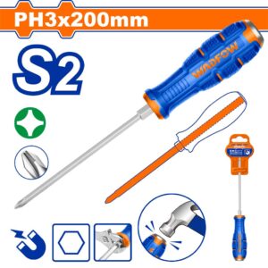 Phillips go-through screwdriver