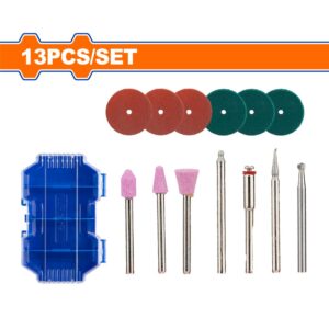 Glass and stone working set for mini drill